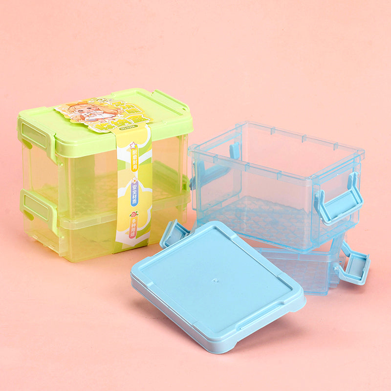 Xiaoniu Youchuang Storage Box AA039 2-Layer Food-Grade PP Desktop Organizer M.67