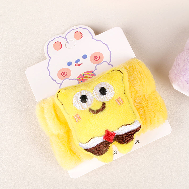 Pulsera de peluche con dibujos animados para lavarse la cara (doble propósito) M.50 
