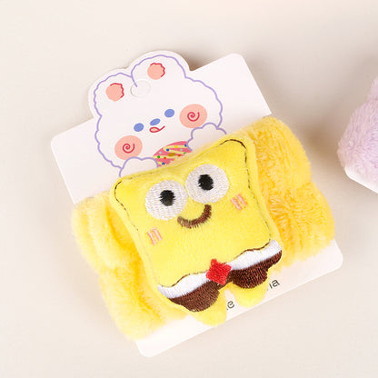 Pulsera de peluche con dibujos animados para lavarse la cara (doble propósito) M.50 