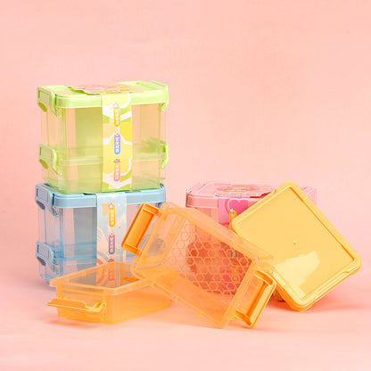 Xiaoniu Youchuang Storage Box AA039 2-Layer Food-Grade PP Desktop Organizer M.67