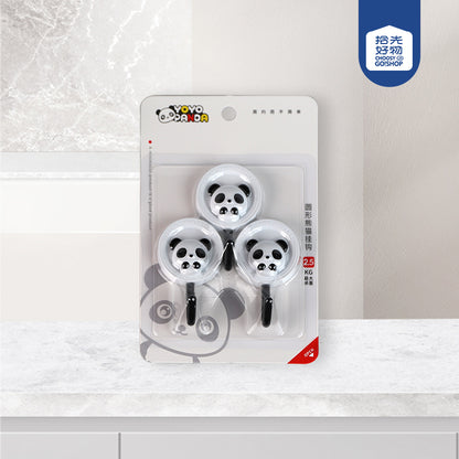 Model HU - 702 Round Panda Traceless Adhesive Hooks M.16 JPDB