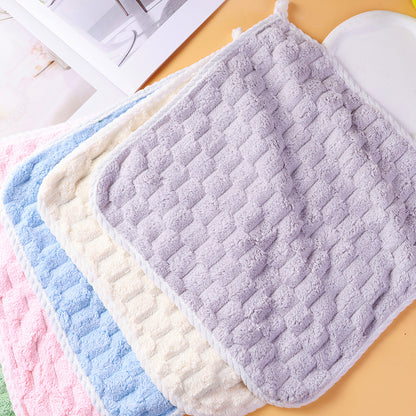 Cloud Velvet Square Scarf (35*35) M.22