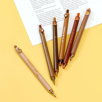 ¡Precioso bolígrafo de gel YS853 con diseño de botón! Su diseño único le da un toque original a tu escritura. M.82