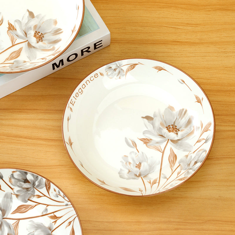 7 - inch Printed Cheese Plate (with an Elegant Pattern) M.66 JPDB