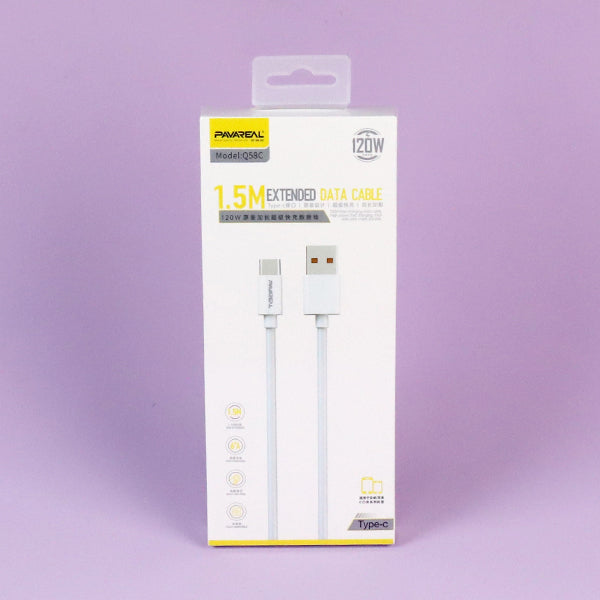 Cable de datos de carga ultrarrápida original de 1,5 m - Modelo Q58C (compatible con Huawei) A12 JPDB 