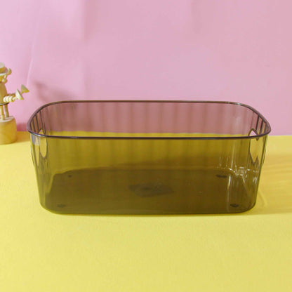 0924 Square Transparent Storage Basket M.13