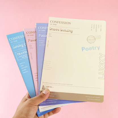 Cute XX-18K Thread-Bound Notebook (Random Cute Patterns) M.81