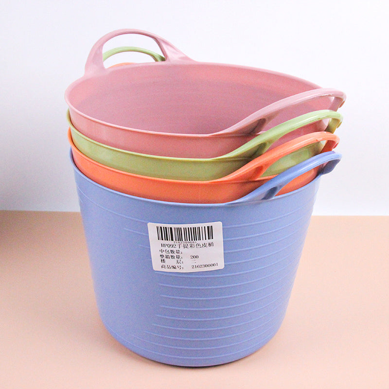 HPO92 Portable Colored Leather Bucket M.19