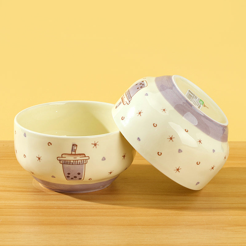 Yingshanhong 4.6-inch Zhiyue Bowl (Purple Cola) M.18