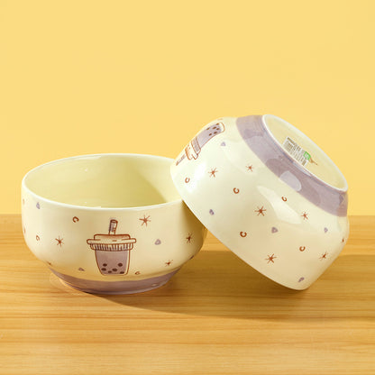 Yingshanhong 4.6-inch Zhiyue Bowl (Purple Cola) M.18