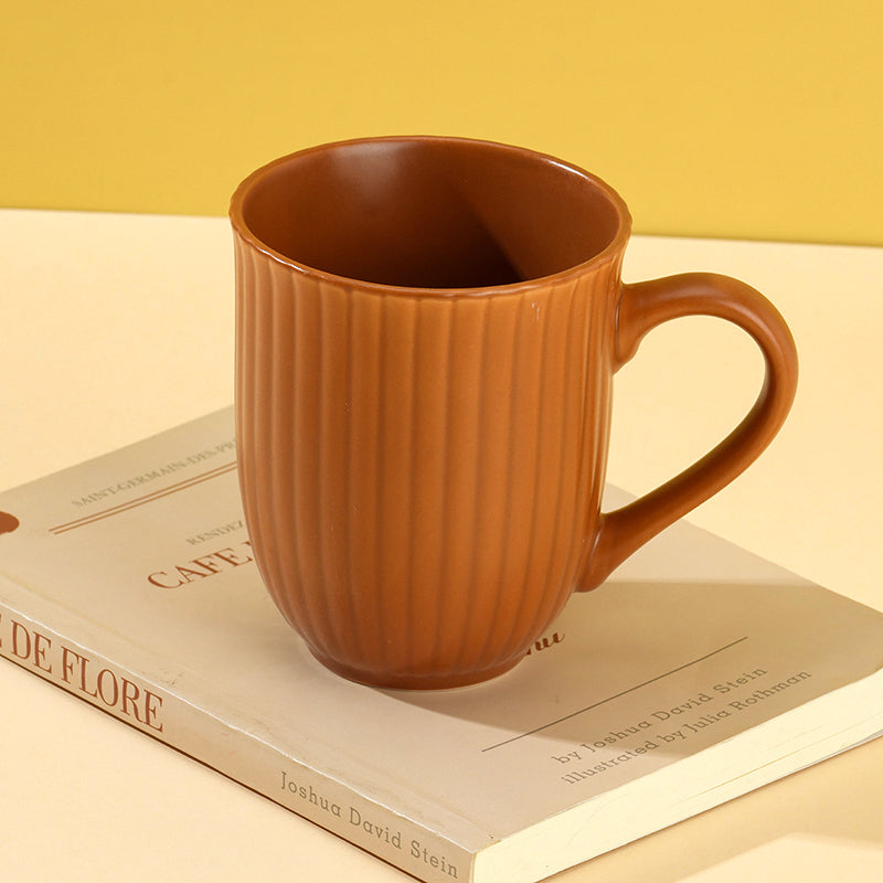 C - 8 Glazed Ceramic Mug Random Color High - Temperature Fired Daily Drinking CupM.65