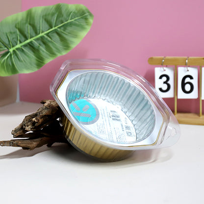 Choreusy Model 7864 Disposable Gold Foil Baking Tray (Round  2 Pcs)M.27