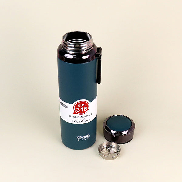 1000ml Diamond Textured Lanyard Vacuum Thermal Insulated Mug - Model QXSD5320 M.26 JPDB