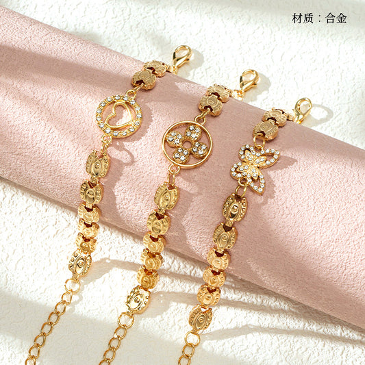 New Style Chain Irregular Drill Bracelet  M.43