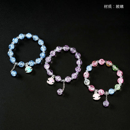 Cracked Bead Shell Bracelet  M.43