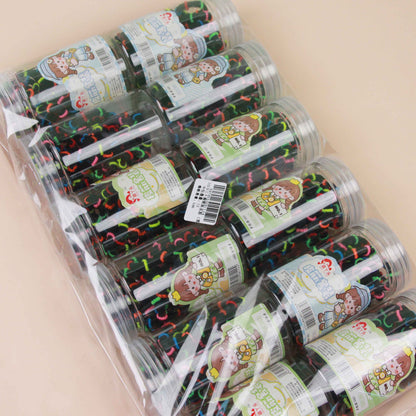 M42 1019 Black Rubber Bands in a Tube (30 Pieces)