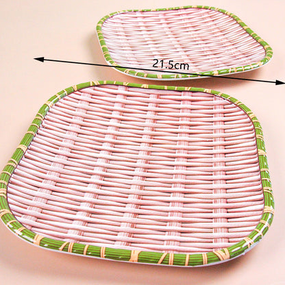 LC214 Bamboo Woven Square Fruit Tray M.20