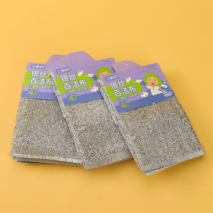 458 check in four pieces of silver wire scouring pads M13