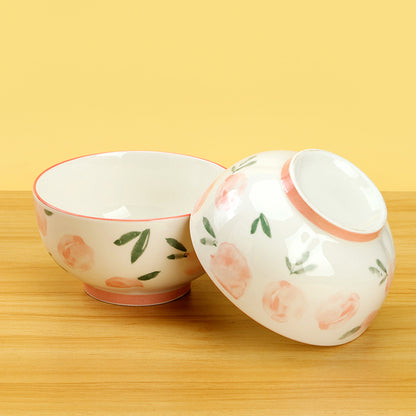 5.2-inch Mingxin Lucky Bowl (Peach Design) M.66 JPDB