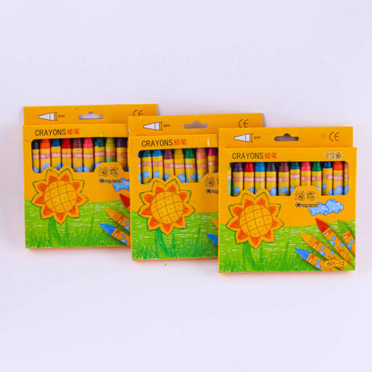 601 - 12 - color Crayons M.82