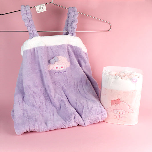 M.25 JPDBModel YJ-766 Bowknot Lamb Shoulder-Strap Bath Skirt