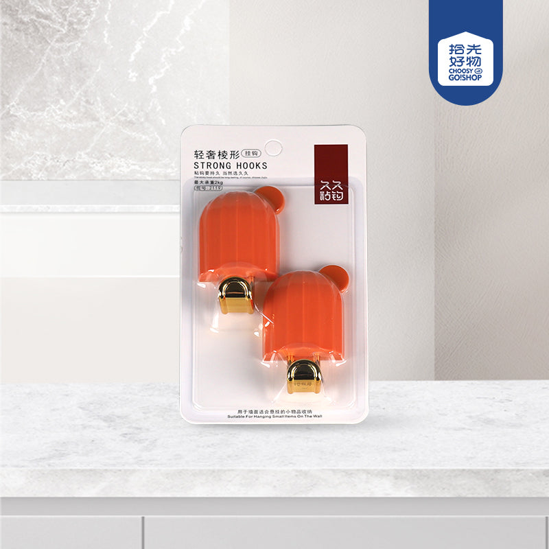 Model GH-2119 Affordable Luxury Rhombus Traceless Adhesive Hooks M.16 JPDB