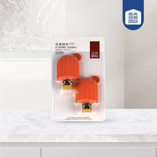 Model GH-2119 Affordable Luxury Rhombus Traceless Adhesive Hooks M.16 JPDB