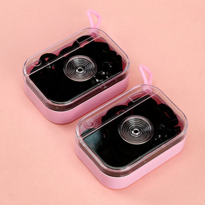 M42 MXM - 46 Black Terry Cloth Hair Ties + Mini Hair Clips Combo for Children, Hanging - able