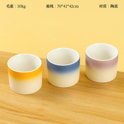 Lubao Rainbow Cup Food-Grade Material Colorful Design Daily Drinking CupM.65