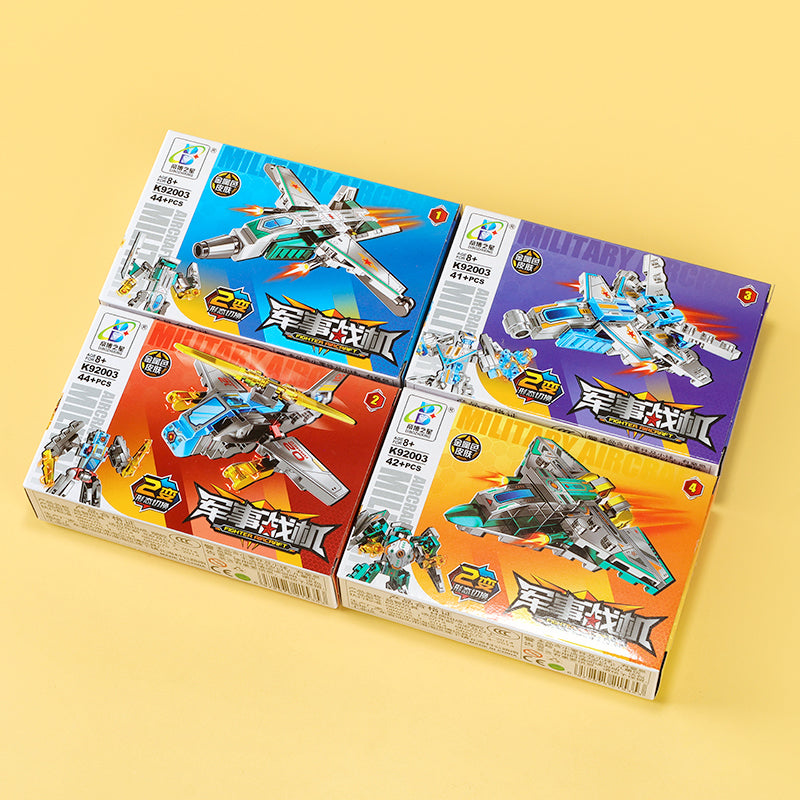 K92003 Military Fighter Jet Building Blocks M.02
