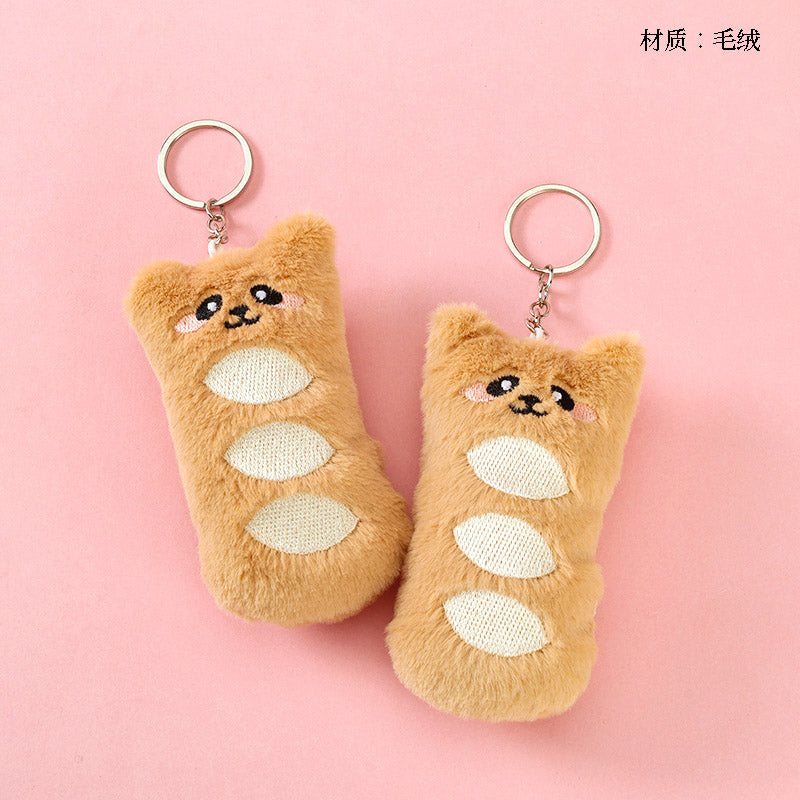 Plush Squeaky Adorable - eyed Baguette Hanger/Ornament/Keychain M.46 M.41 M.72
