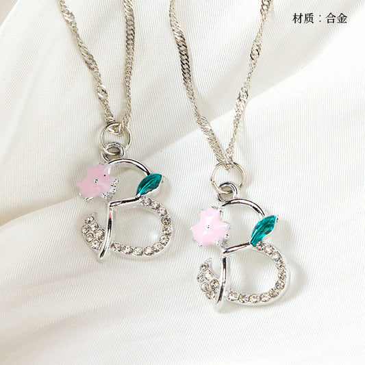 Hollow Gourd - flower Necklace M.43