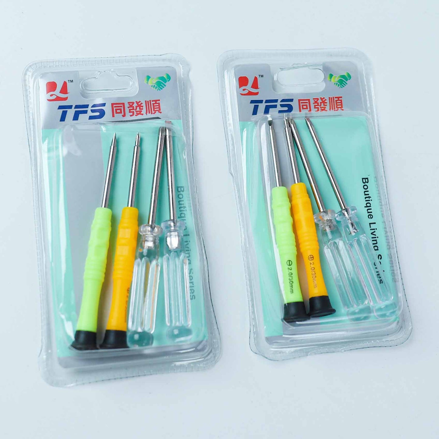 M.31-Transparent and Multicolored Screwdriver Set