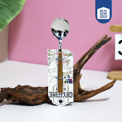 TF - 2107 304 Stainless Steel Medium - Sized Round Spoon (Like Bathing) M.66 JPDB