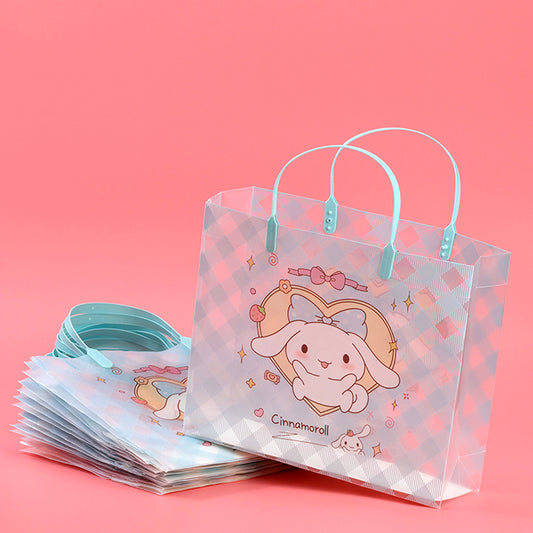 Transparent cartoon snap gift bag (horizontal) 23*27.5*8 M24 M.73