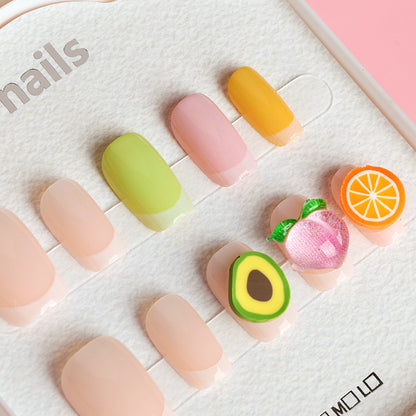 ZJ1018 Diamond Setting Accessory Short Fake Nails M.52