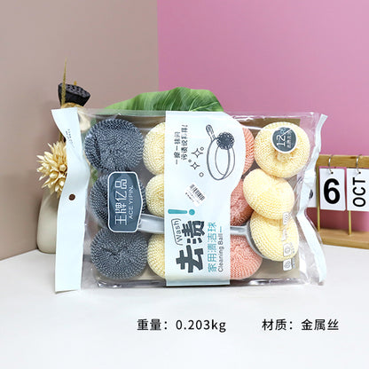 Model 017 Fiber Cleaning Ball (12PCS with Brush) M.68