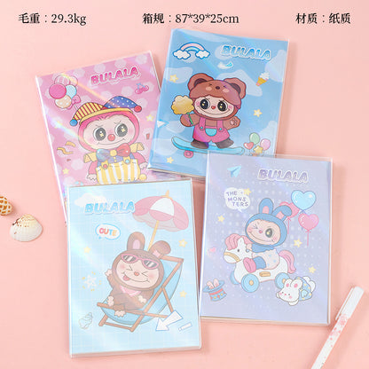 XX - 48032 Bulala Glue Bound Notebook Thick Paper Waterproof Cover School Office Supplies M.81