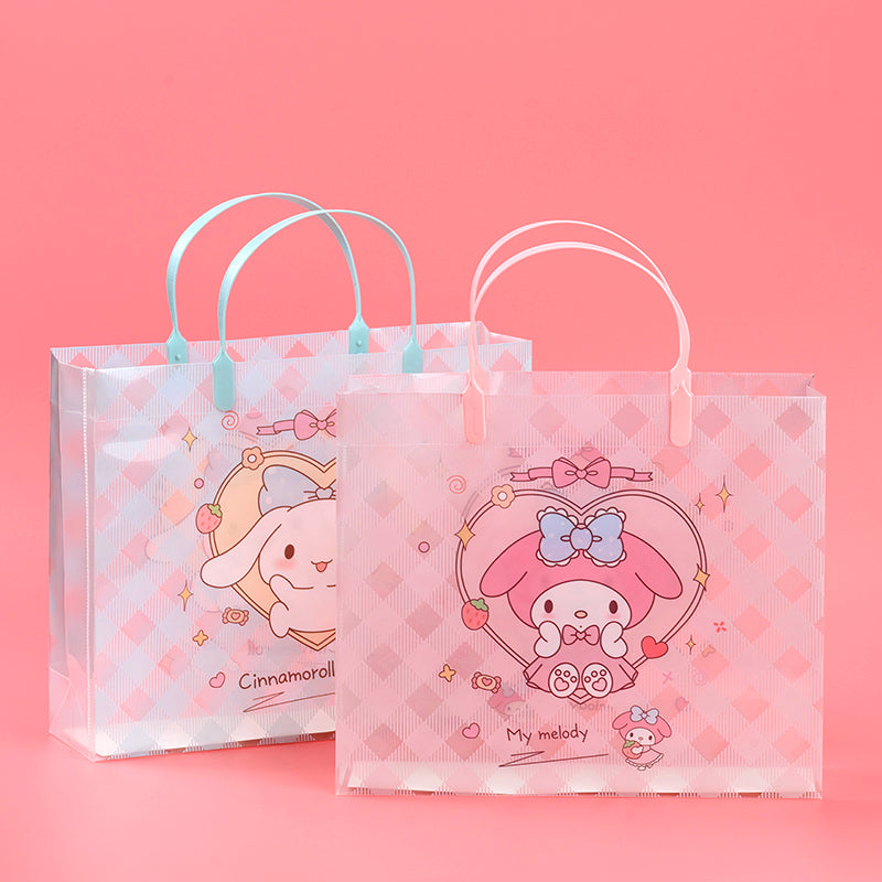 Transparent cartoon snap gift bag (horizontal) 23*27.5*8 M24 M.73