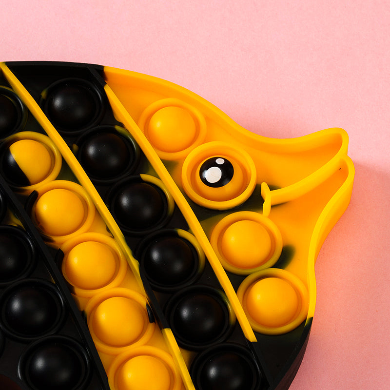 Fish Stress Relief Toy Slow Rebound Squishy Silicone Stretch Fish for Adults & Kids M.08