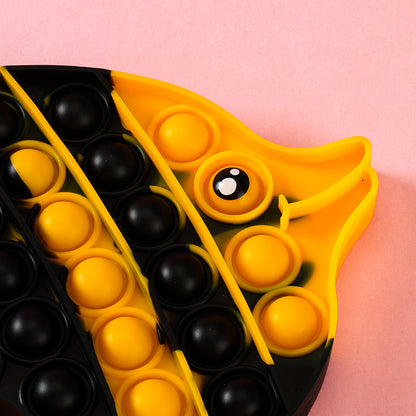 Fish Stress Relief Toy Slow Rebound Squishy Silicone Stretch Fish for Adults & Kids M.08