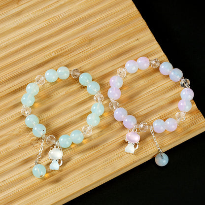 Simple Cat's Eye Cat Bracelet  M.43