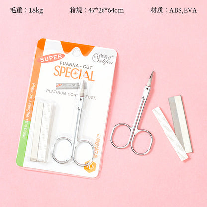 Juego de maquinilla y tijeras para cejas M.50 