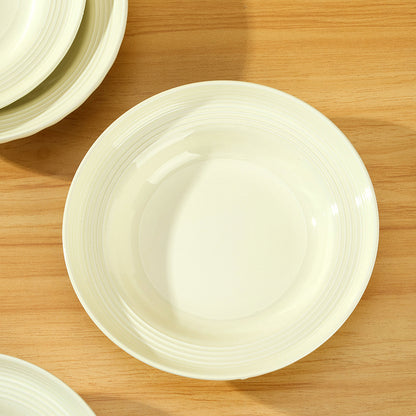 Yingshanhong 7.5-inch Brushed Plate (Cream Yellow) M.18
