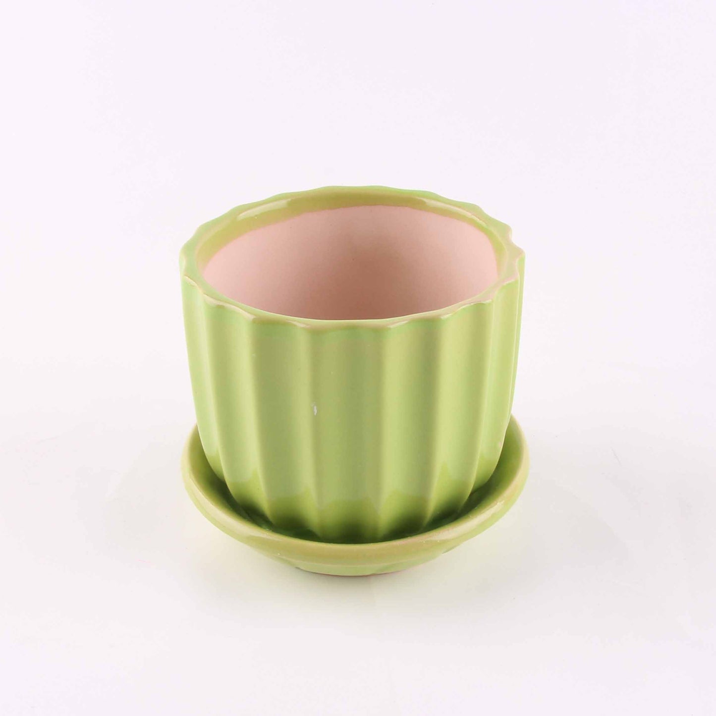 Mini flower pot (with saucer) )  M.12