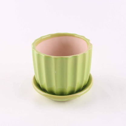 Mini flower pot (with saucer) )  M.12