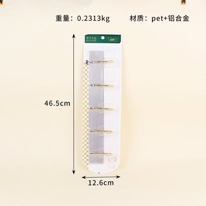 Model 150 Accessible Luxury Acrylic Rectangular Adhesive Hooks (5 Rows) M.16 JPDB