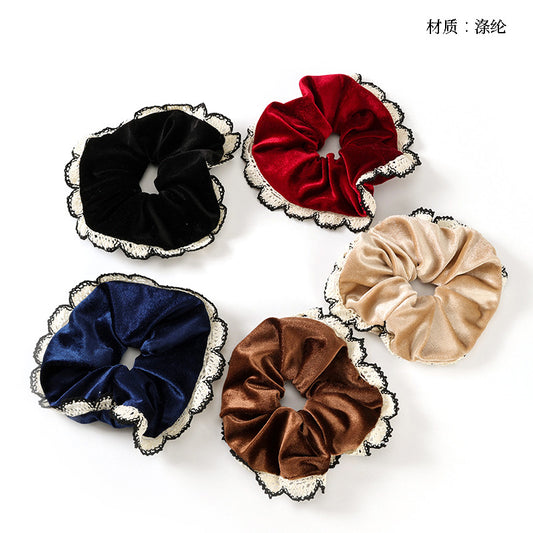 M42 New Milk Velvet Lace Hair Scrunchie