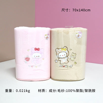 M.25 JPDBModel YJ-750 Leopard Print Jasmine Bath Towel