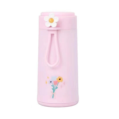 Plastic Shell Floral Glass Cup M.17